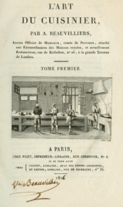Cover of L'art due Cuisinier 1814 cookbook